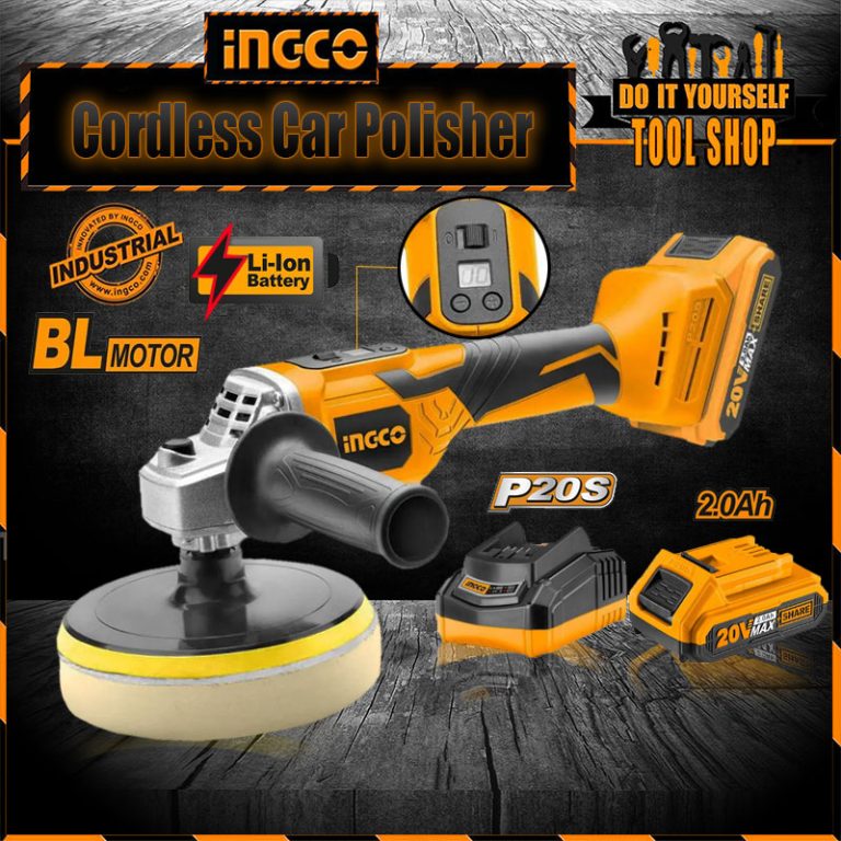 Ingco Apli Lithium Ion Cordless Angle Polisher Toolshop Pk