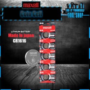 Maxell CR1616 3V lithium battery original japanese button coin cell 5 pc