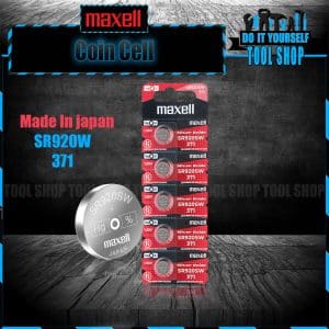 Maxell Original 1 Pcs 371, SR920SW, Button Cell 1.55V