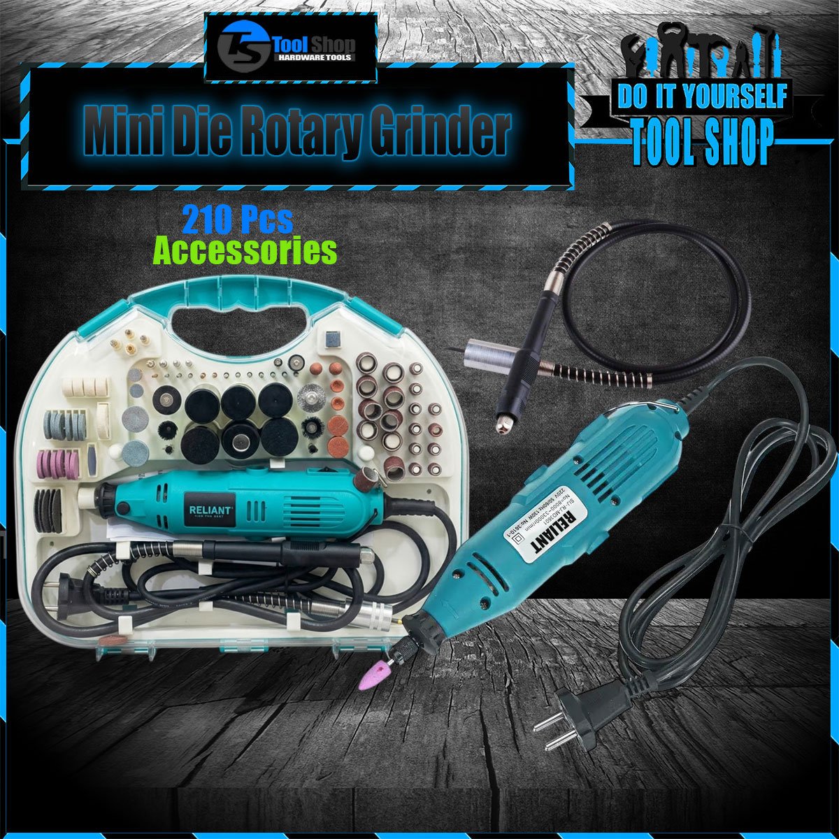 210 Pcs Mini Die Grinder Rotary Drill Polishing Tool %%sitename%%