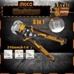 INGCO Automatic Wire Stripper 3 in 1 Multi-Function HWSP102418
