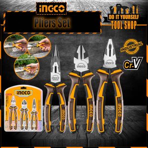 Ingco Pliers set Electrician Length 200mm 3p