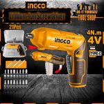 ingco cordless rechargeable Screwdriver