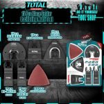 Total 15 Pcs Oscillating Blade Multi-Tool TAKTMT1502 in pakistan