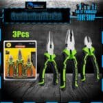 3 Pcs Durable Pliers Set Combination in pakistan