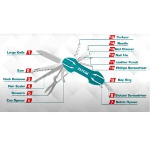 TOTAL MULTI - FUCTION KNIFE 95mm (THMFK0156)