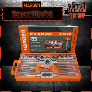 Harden 610458 20Pcs Tap And Die Set (PROFESSIONAL) Alloy Steel12 Pcs Professional Custom Alloy SteelTap harden pakistan official store