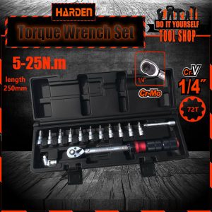 Harden 538014 13Pcs 1/4" Torque Wrench Harden pakistan official