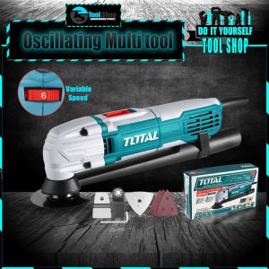 Total Electric Oscillating Multi Tool (300W) with 7 Pcs Accessories TS3006 totaltool pakistan official price list total pakistan total tool in pakistan