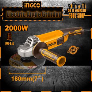 INGCO Electric Angle Grinder 7 Inch 180mm AG200018