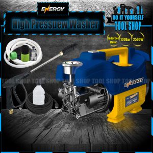 Energy High Pressure Washer, For Solar Cleaning Car Washing Plant Watering, Pure Copper - Water From Bucket and Tap Both Function 2500W