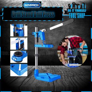 Semprox Drill Press Stand For Hand Drill, Adjustable Bench Clamp Drill Press Floor Stand Workbench Repair Tool for Drilling Collet Workshop SDS6002