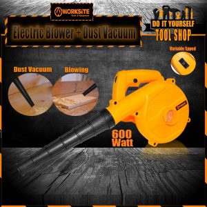 Worksite Electric Blower and Dust Vacuum Blower 600Watt EBR129