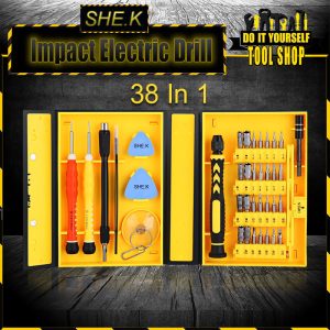 38 in 1 Precision Screwdriver Kit, Mini Magnetic Screwdriver Repair Tools, Professional Electronic Hardware Screwdriver Kit (SK-9038-B)