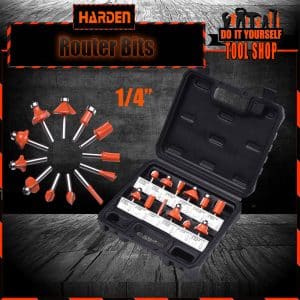 Harden 12Pcs Carbide Router Bits Set 613212