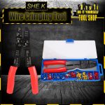 Wire Terminals Crimping Tool PVC Insulated Terminal Crimper Kit for Stripper Wiring Projects