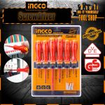 Ingco 6 Pcs insulated screwdriver set HKISD0608