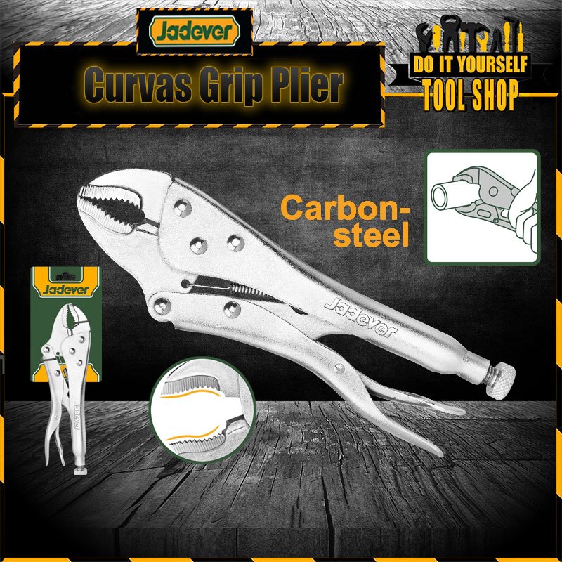 Jadever Curved Pressure Grip Pliers - JDLP1110 buy in pakistan lahore karachi islamabad, karachi at best price list original geniune tool