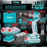 Total Compact Brushless Cordless Impact Drill 20V TIDLI20558