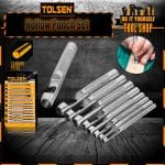 2pcs 4mm Round Leather Shape Hole Punch Kit Belt Hollow DIY Punch Set Metal Cutter