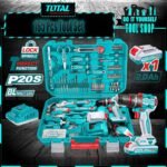 Total Cordless Impact Drill Tool Set 165 Pcs Total tool set pakistan