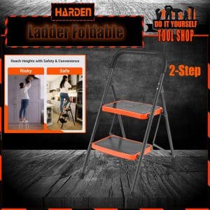 Harden 2 Steps Steel Ladder 624102