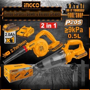INGCO INGCO combo COSLI240998 | Cordless blower and vacuum cleaner |