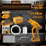 INGCO Cordless Pressure Washer CPWLI20362 P20S Lithium-Ion