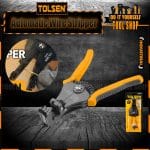 Tolsen Professional Automatic Wire Cutter and Stripper - 38049