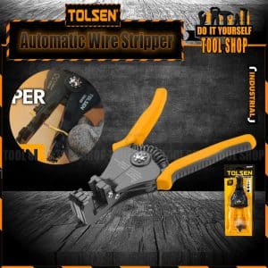 Tolsen Professional Automatic Wire Cutter and Stripper - 38049