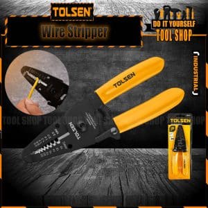 Tolsen Professional 7 in 1 Wire Cutter and Stripper 38051