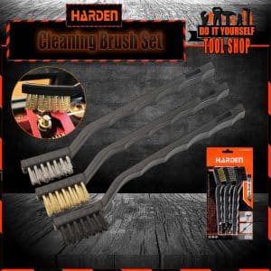 Harden Professional Nylone Brush Steel Brish Brass Brush 3Pcs Brush | 660241