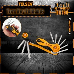 Tolsen 20059 8pcs Folding Torx Hex Key Set