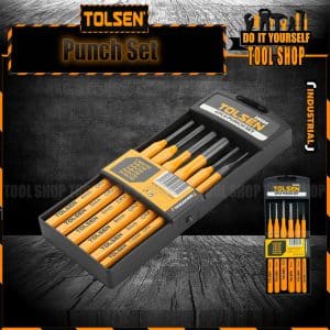 Tolsen 6Pcs Punch Set (Industrial) 1.5-8Mm-25090