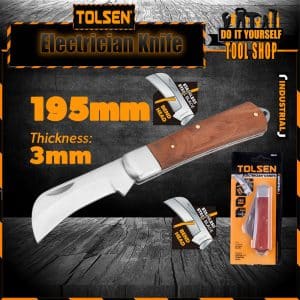 TOLSEN Electrician's Cutter (195mm) Pocket Cable Wire Stripper