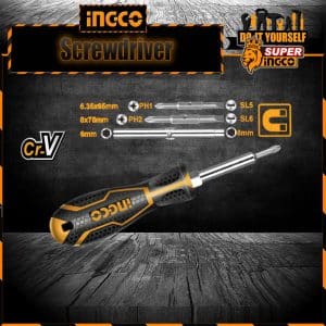 Ingco AKISD0608- 6 In 1 Screwdriver Set