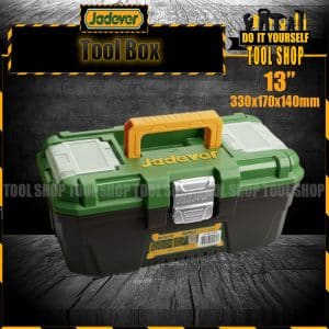 Jadever JDTB4103 Plastic Tool Box 3-Piece Set, 13/16/19-Inch Size