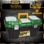 JDTB3316 16" Plastic tool box 16" Plastic Tool Box Material: PP Metal buckle