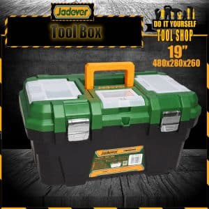 JDTB3319 19" Plastic tool box 19" Plastic Tool Box Material: PP Metal buckle