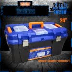 Wadfow 24" Plastic Tool Box WTB3324