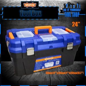 Wadfow 24" Plastic Tool Box WTB3324