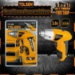 Tolsen 26Pcs Lithium-Ion Cordless screwdriver in pakistan
