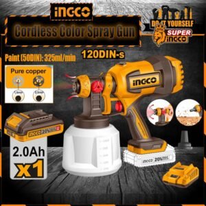 Ingco Cordless HVLP Spray Gun 20V CSGLI20042 pakistan