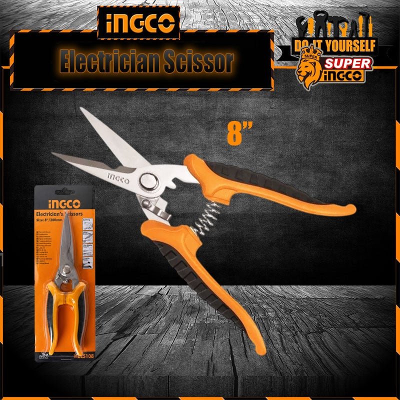 Ingco Electrician Scissor 8 Inch HES0108