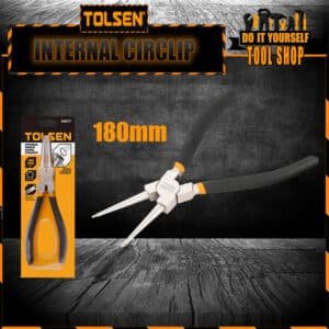 Tolsen Internal Circlip Pliers Straight Nose 180mm 10077
