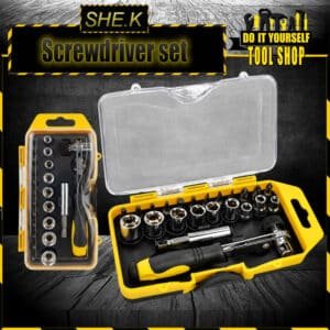 She.k 23 Pcs Sleeve Screwdriver Set SK-1162