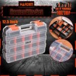 Tool Box Organiser, Plastic Thickened Hardware Storage Container with Removable Dividers for Tools, Screws, Nuts, Bolts (Double Sided) in pakistan 520362