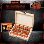 HARDEN 15Pcs Carbide Router Bits Set 613215 for Woodworking