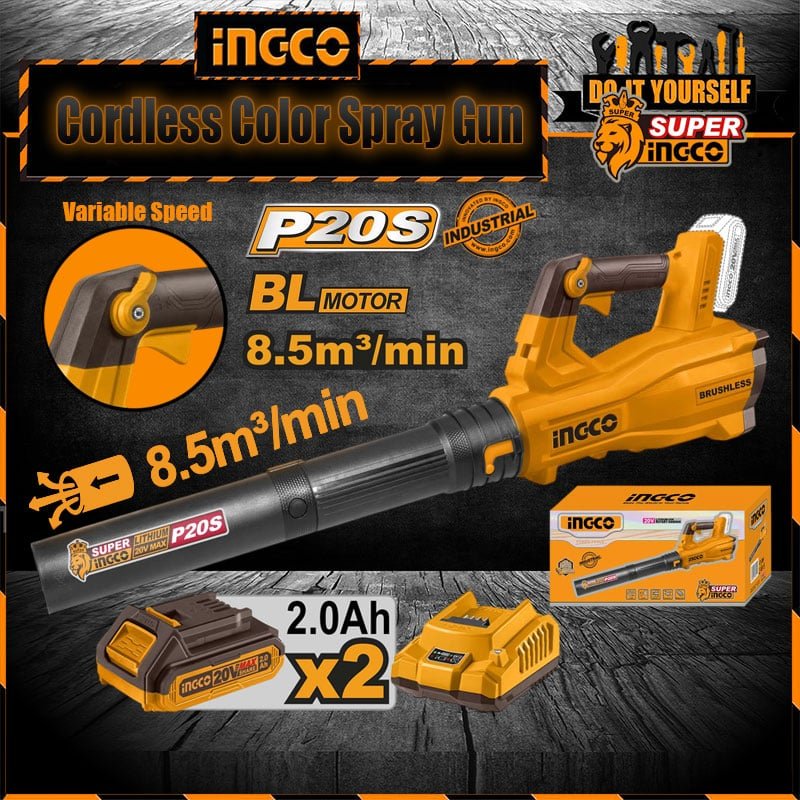 Ingco Lithium-Ion Cordless Blower CABLI204282