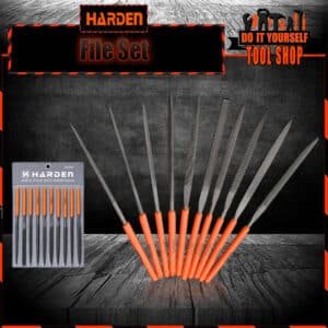 Harden 610622 Needle Files Set 4x160mm 10pcs
